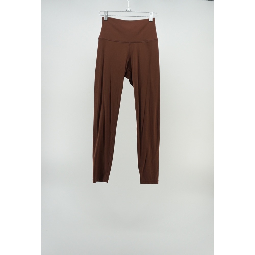 Quince Leggings Ultra-Soft High-Rise Athleisure Yoga Chocolate Brown Small